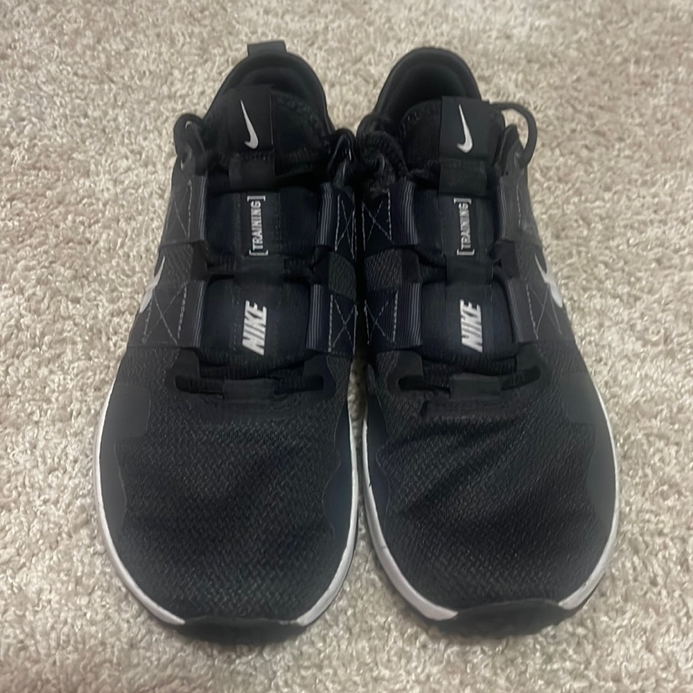 Mens Varsity Compete TR 2 BQ8916-001 Black Low Top Lace Up Running Shoes